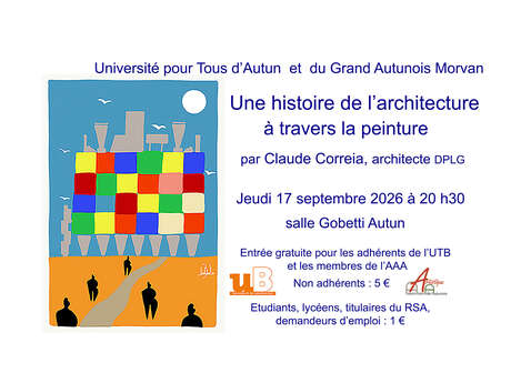 Conférence : Histoire de l'architecture à travers la peinture, par Claude Correia, architecte DPLG