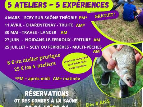 Ateliers d'initiation à la pêche