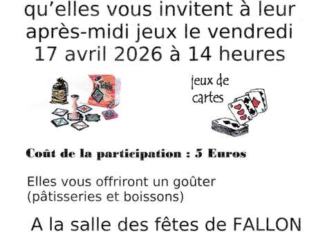 Après-midi jeux de société