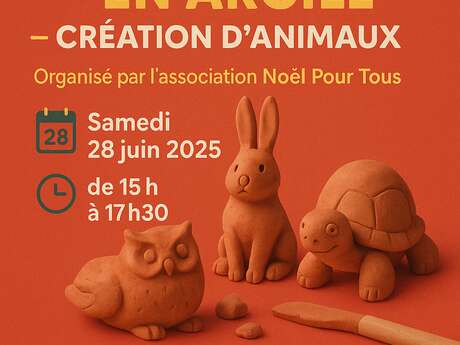 Atelier créatif Modelage d'argile autodurcissante