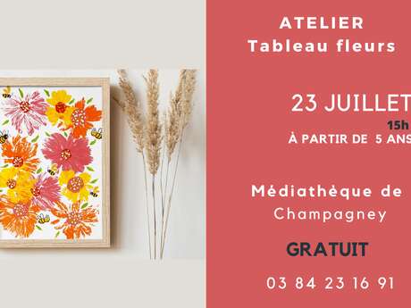 Animations "Tableau fleurs"
