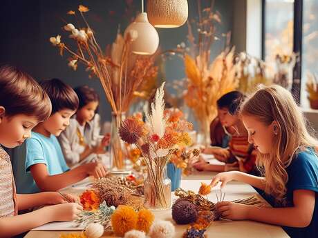 Atelier fleurs séchées