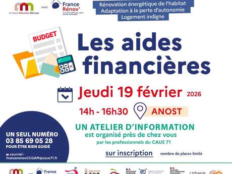 Atelier d'information : les aides financières pour la rénovation du logement