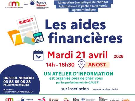 Atelier d'information "Les aides financières" animé par la CAUE