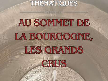 Dégustation thématique : Au sommet de la Bourgogne, les Grands Crus