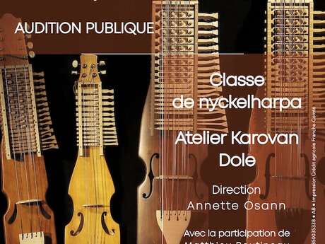 Audition annuelle de la classe de nyckelharpa de l'Atelier Karovan de Dole