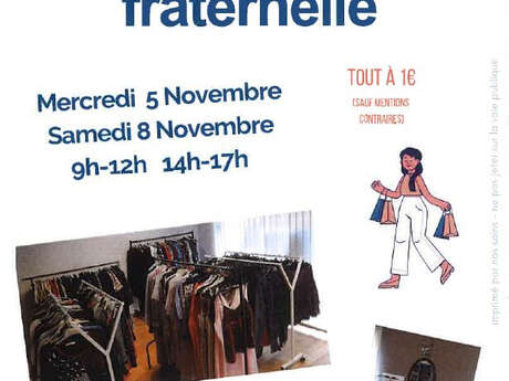 Braderie Fraternelle du Secours Catholique