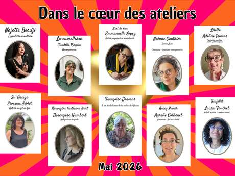 Dans le coeur des ateliers : créatrice en live et boutique éphémère