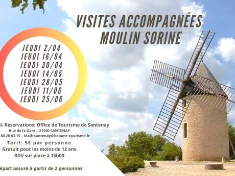 Visites accompagnées du Moulin Sorine
