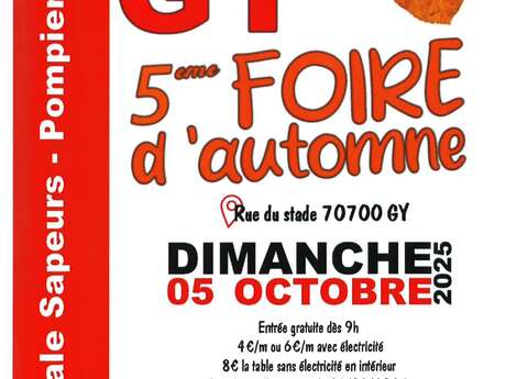 5ème Foire d'Automne à Gy