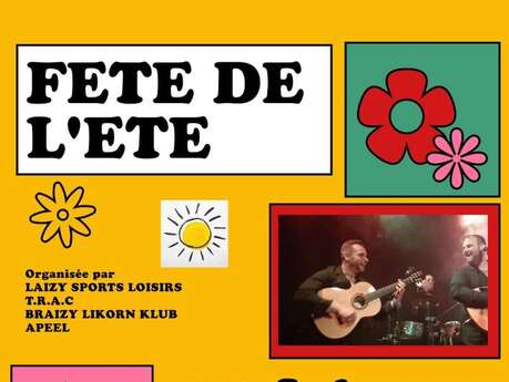 Fête de l'été dans le bourg de LAIZY