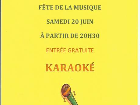 Karaoké à l'occasion de la Fête de La Musique