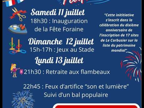 Fête Nationale à Ronchamp