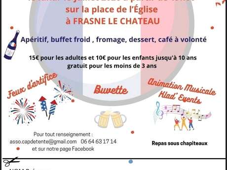 Fête Nationale à Frasne le Château