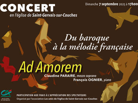 Le duo Ad Amorem présente « Du baroque à la mélodie française »