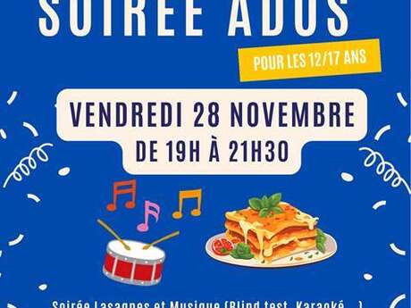Soirée Ados du CCASC