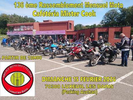 Rassemblement mensuel de moto