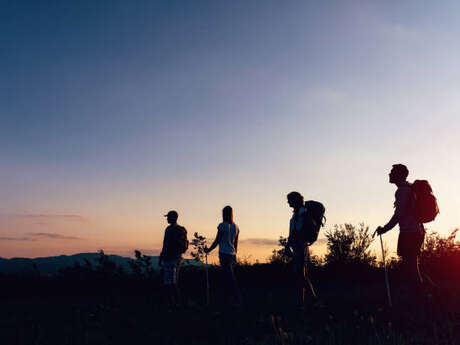 Randonnée au clair de lune à Autoreille