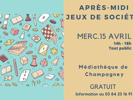 Après-midi "Jeux de société"
