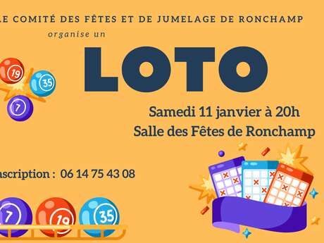 LOTO du Comité des Fêtes et de Jumelage de Ronchamp