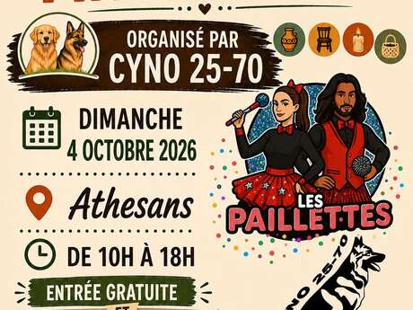Marché artisanal organisé par Cyno 25 70