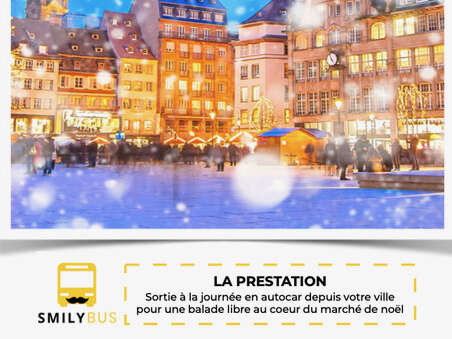 Sortie au marché de Noël de Strasbourg