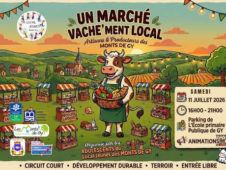 Marché local à Gy