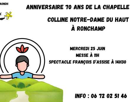 Messe anniversaire 70 ans de La Chapelle et spectacle