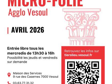 Programme rendez-vous Avril  2026 : Micro-folie