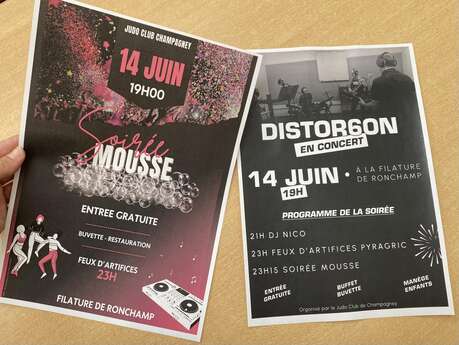 Soirée  Mousse du Judo Club de Champagney