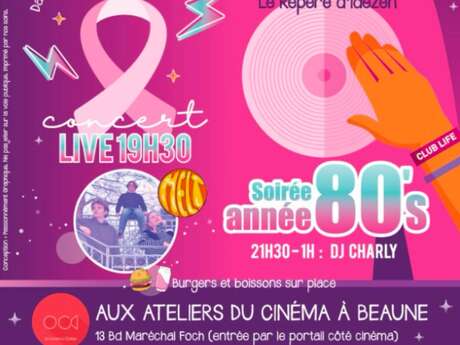 Soirée Années 80 - au profit de l'association Le Repère d'Idézen