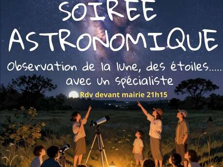 Soirée astronomique à Autoreille