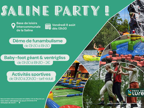 Saline Party ! - Journée festive à la Base de loisirs de la Saline
