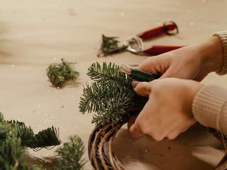 Bricolage de Noël "Couronne de Noël"