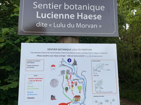 Sentier Lucienne Haese dite "Lulu du Morvan" Sentier Lucienne Haese dite "Lulu du Morvan"