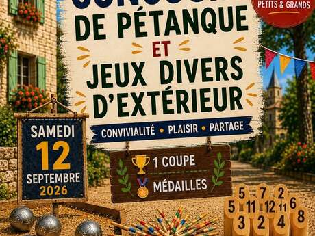 Concours de pétanque à Plancher-les-Mines
