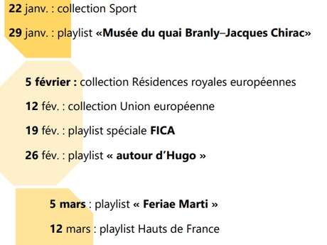 Micro-folie collections et playlist