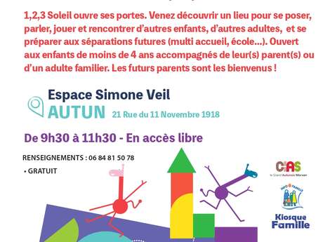 Porte ouverte Lieu d'Accueil Enfant Parent "123 soleil"