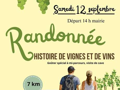 Randonnée "Histoire de vignes et de vins"