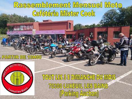 Rassemblement mensuel de moto