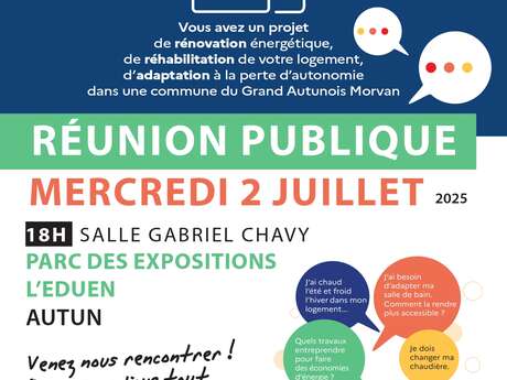 Réunion publique habitat privé