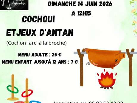 Repas cochon à la broche