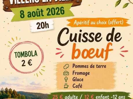 Repas cuisse de bœuf