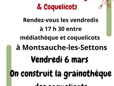Les vendredis : ludo, biblio, bricolos, rigolos & Coquelicots