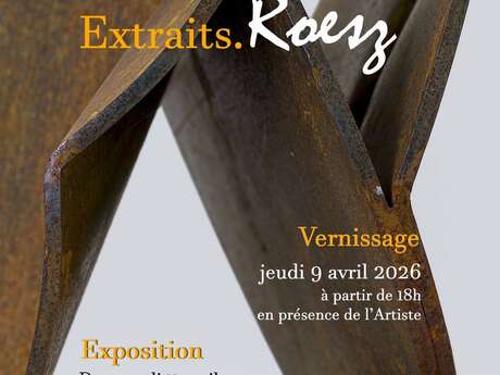 Vernissage "Parcours. Extraits."de Germain Roesz