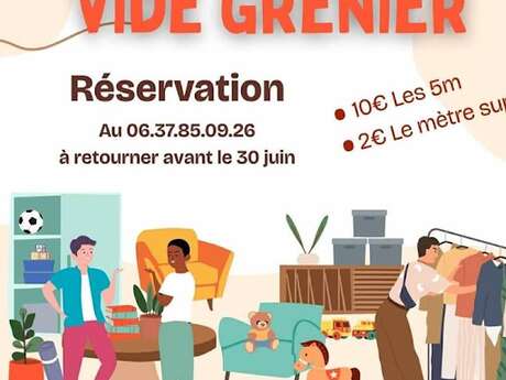 vide-greniers organisé par l'Association de Pêche des Plans d'Eau de la Saline