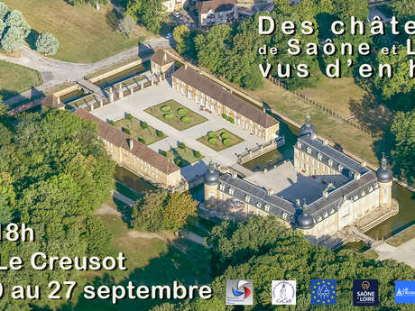 Des châteaux de Saône et Loire, vus d'en haut