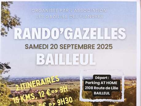 Rando'gazelles à Bailleul
