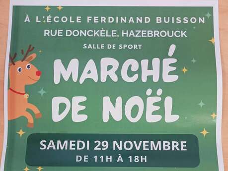 Marché de Noël de l'école Ferdinand Buisson à Hazebrouck