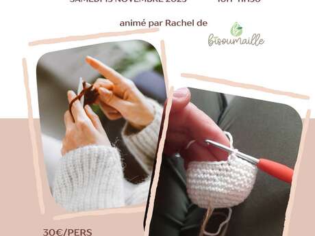 🧶 Atelier d’initiation au tricot et au crochet – La Fabrik des Créateurs